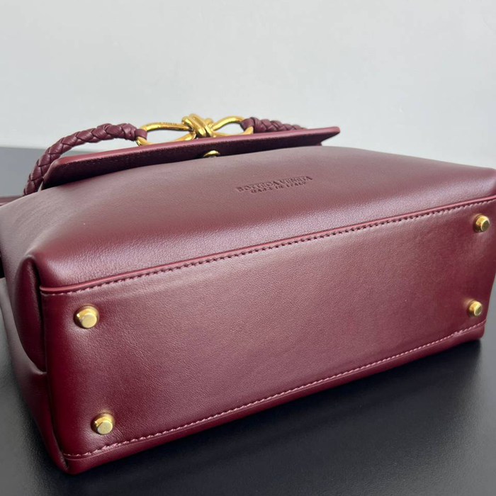 BV ショルダーバッグ レザー ハンドバッグ チャオチャオ 26×19×10.5cm