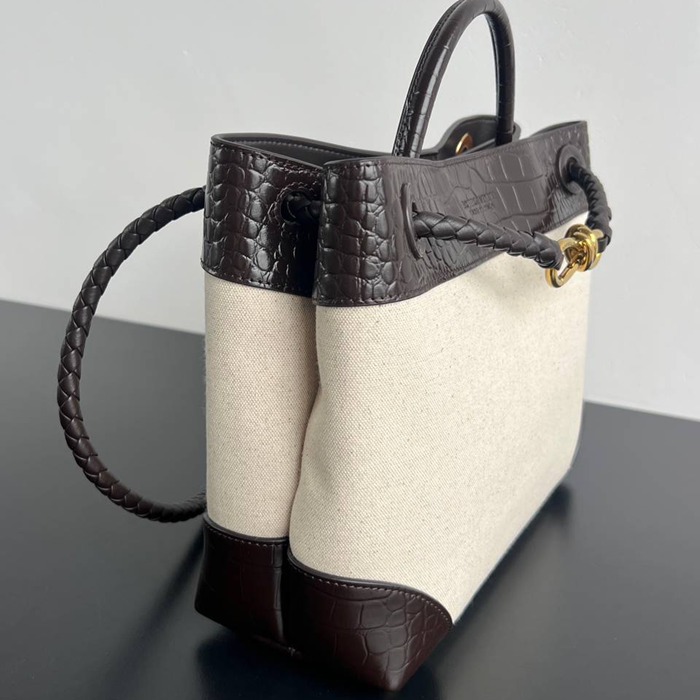 BV ショルダーバッグ レザー ハンドバッグ アンディアーモ 32.5×24×12cm