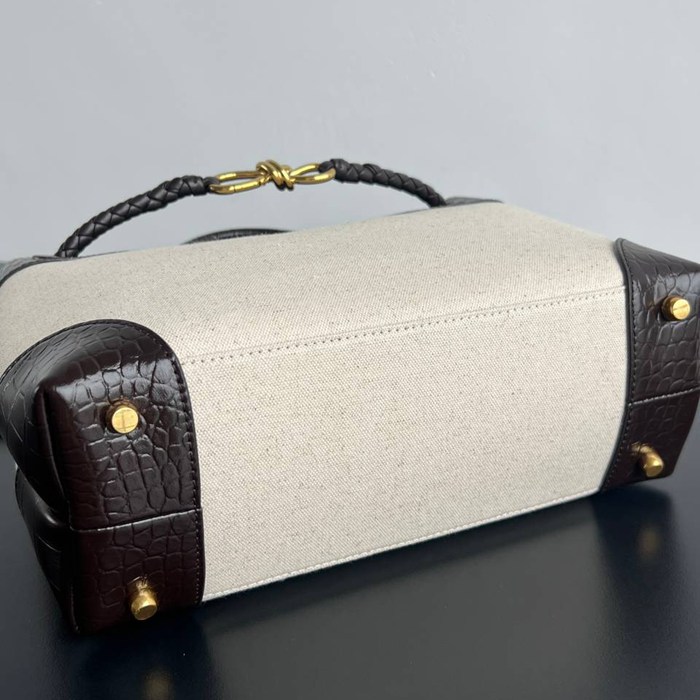 BV ショルダーバッグ レザー ハンドバッグ アンディアーモ 32.5×24×12cm