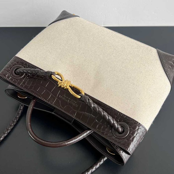BV ショルダーバッグ レザー ハンドバッグ アンディアーモ 32.5×24×12cm
