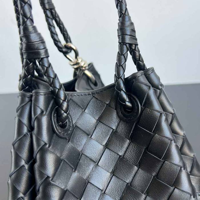 BV ショルダーバッグ レザー ハンドバッグ パラシュート 29.5×18.5×17.5cm