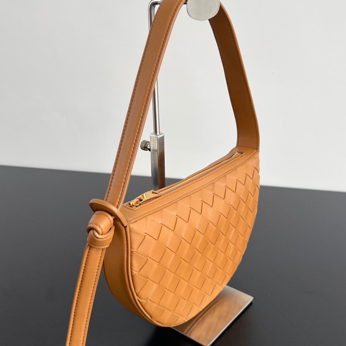 BV ショルダーバッグ レザー ハンドバッグ サンライズ 23×15×4cm