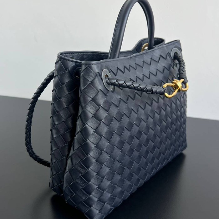 BV ショルダーバッグ レザー ハンドバッグ アンディアーモ 32.5×24×12cm