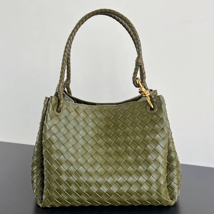 BV ショルダーバッグ レザー ハンドバッグ パラシュート 30×26×20cm BV ショルダーバッグ レザー ハンドバッグ パラシュート 30×26×20cm