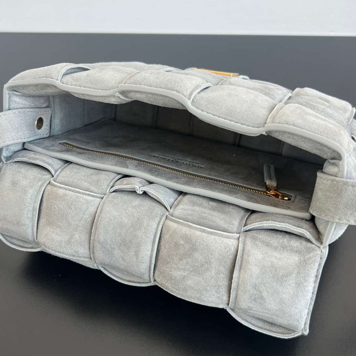 BV ショルダーバッグ スエード ハンドバッグ カセット 25×15×4cm