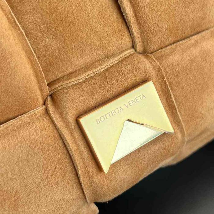 BV ショルダーバッグ スエード ハンドバッグ カセット 25×15×4cm