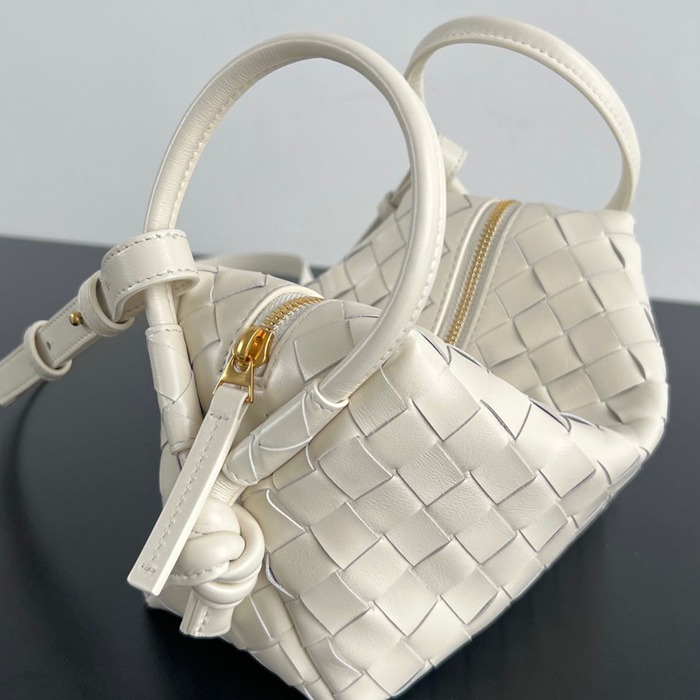 BV ショルダーバッグ レザー ハンドバッグ ループ 19×12×9cm