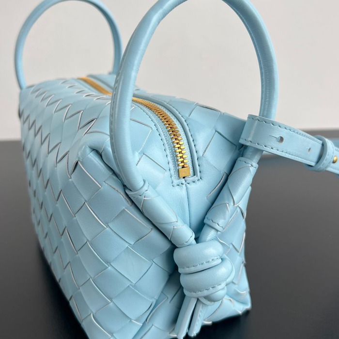 BV ショルダーバッグ レザー ハンドバッグ ループ 19×12×9cm