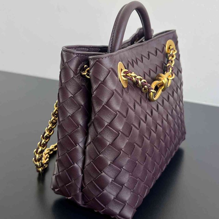 BV ショルダーバッグ レザー ハンドバッグ アンディアーモ 25×22×10.5cm