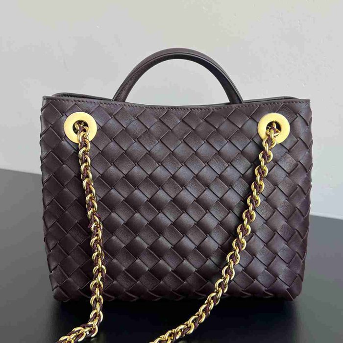 BV ショルダーバッグ レザー ハンドバッグ アンディアーモ 25×22×10.5cm