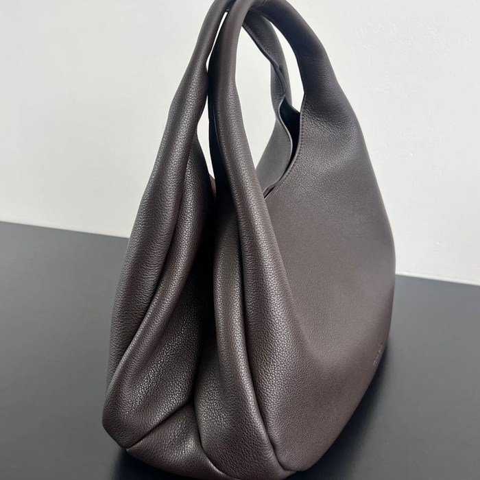 BV ショルダーバッグ レザー ハンドバッグ カンパーナ 39×24×18cm