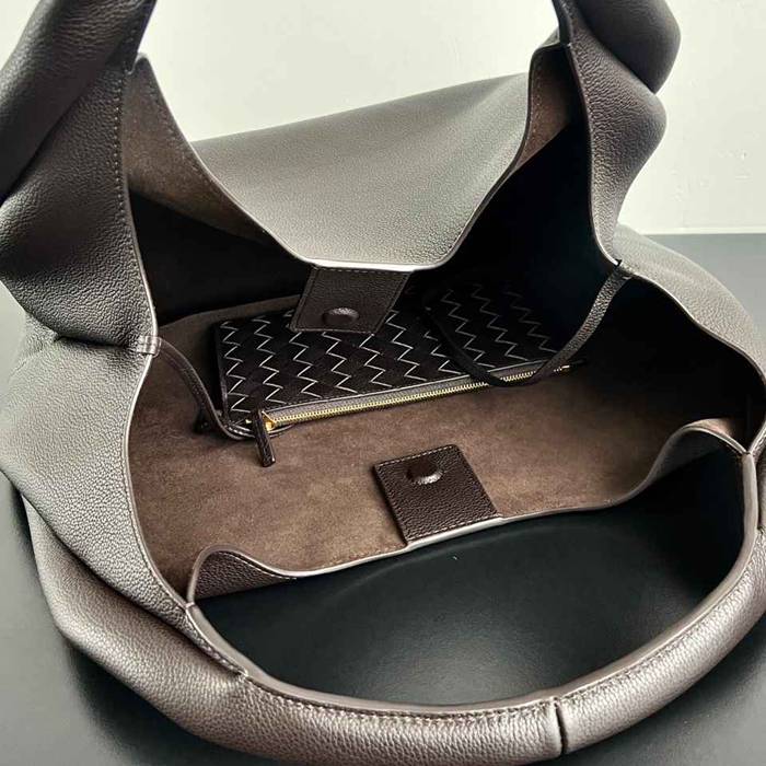 BV ショルダーバッグ レザー ハンドバッグ カンパーナ 39×24×18cm