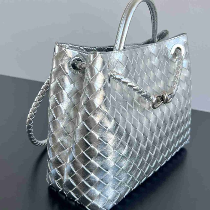BV ショルダーバッグ レザー ハンドバッグ アンディアーモ 32.5×24×12cm