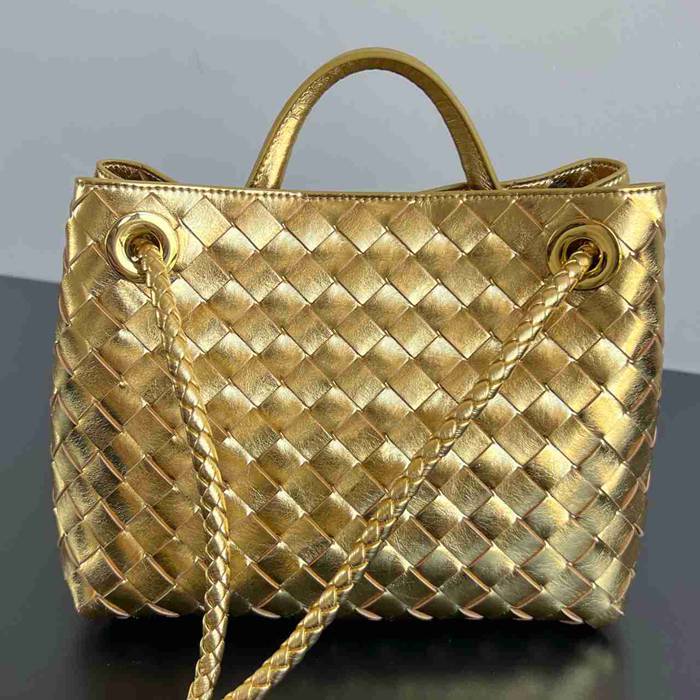 BV ショルダーバッグ レザー ハンドバッグ アンディアーモ 25×22×10.5cm