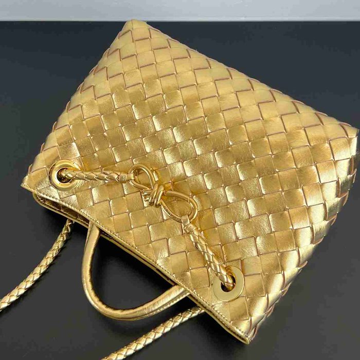 BV ショルダーバッグ レザー ハンドバッグ アンディアーモ 25×22×10.5cm