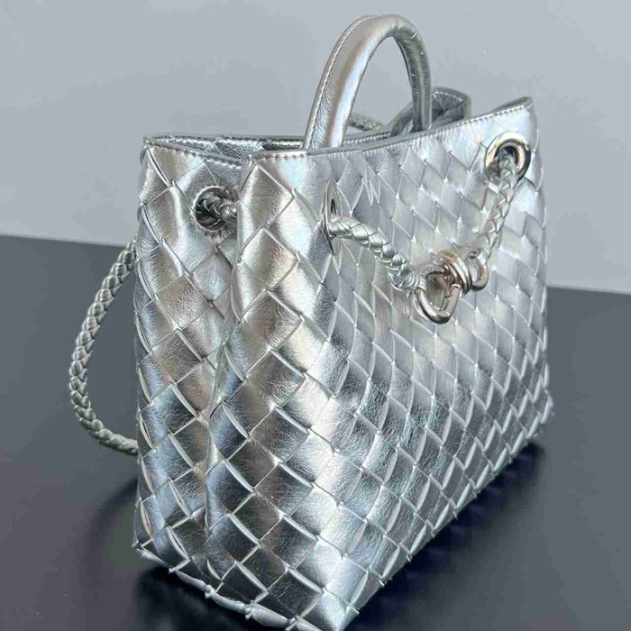 BV ショルダーバッグ レザー ハンドバッグ アンディアーモ 25×22×10.5cm
