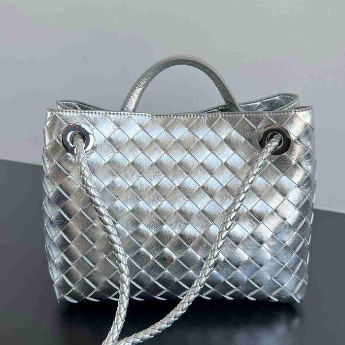 BV ショルダーバッグ レザー ハンドバッグ アンディアーモ 25×22×10.5cm