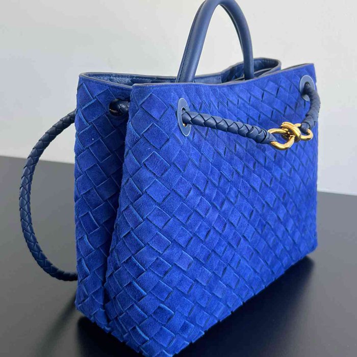 BV ショルダーバッグ スエード ハンドバッグ アンディアーモ 32×25×11cm