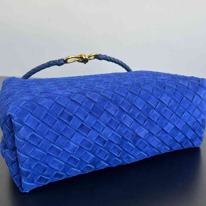 BV ショルダーバッグ スエード ハンドバッグ アンディアーモ 32×25×11cm