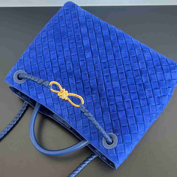 BV ショルダーバッグ スエード ハンドバッグ アンディアーモ 32×25×11cm
