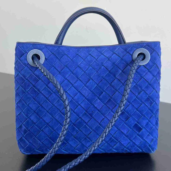 BV ショルダーバッグ スエード ハンドバッグ アンディアーモ 25×22×10.5cm