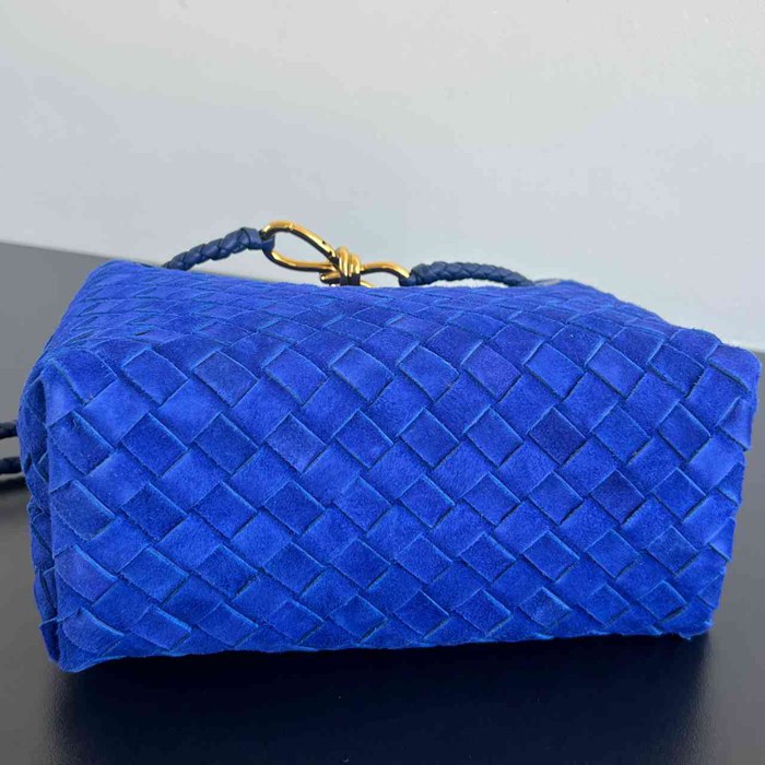 BV ショルダーバッグ スエード ハンドバッグ アンディアーモ 25×22×10.5cm