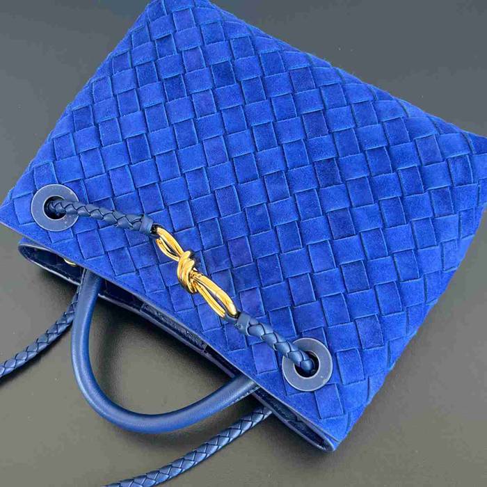 BV ショルダーバッグ スエード ハンドバッグ アンディアーモ 25×22×10.5cm