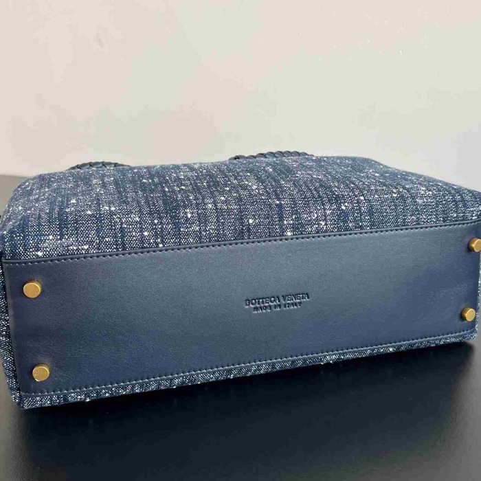 BV ショルダーバッグ デニム ハンドバッグ アンディアーモ 35×25×11cm