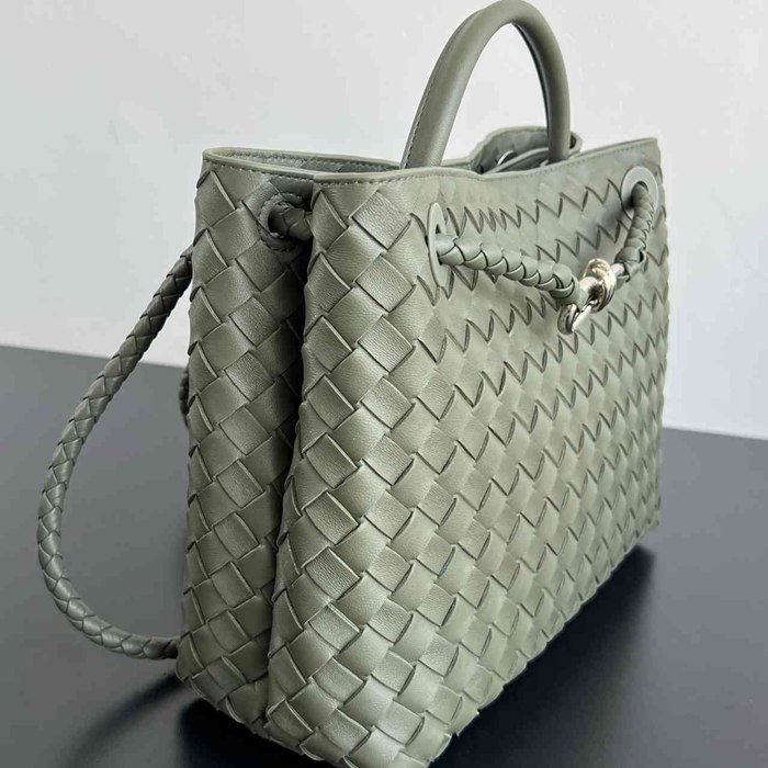 BV ショルダーバッグ レザー ハンドバッグ アンディアーモ 32.5×24×12cm