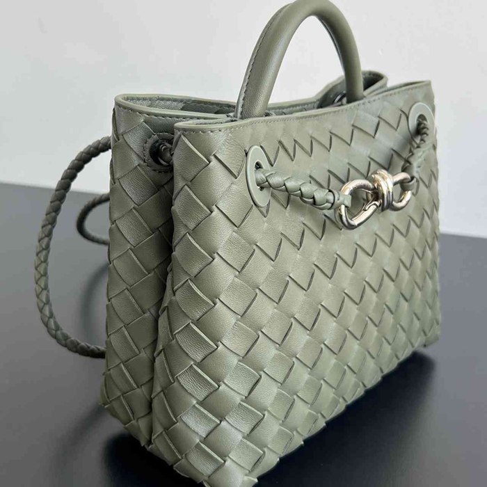 BV ショルダーバッグ レザー ハンドバッグ アンディアーモ 25×22×10.5cm