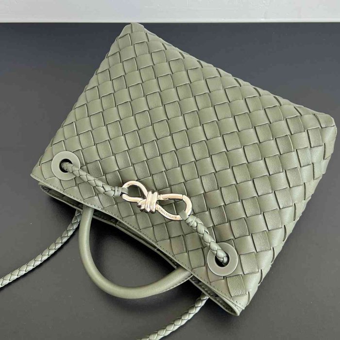 BV ショルダーバッグ レザー ハンドバッグ アンディアーモ 25×22×10.5cm