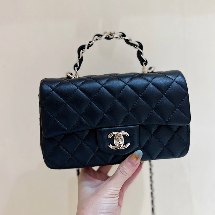 シャネル ハンドバッグ CFハンドル 20×12×6cm