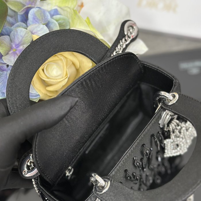 ディオール ハンドバッグ レディディオール 17×15×7cm