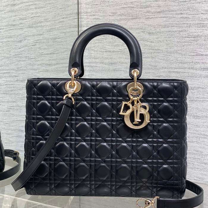 ディオール ハンドバッグ レディディオール 32×cm