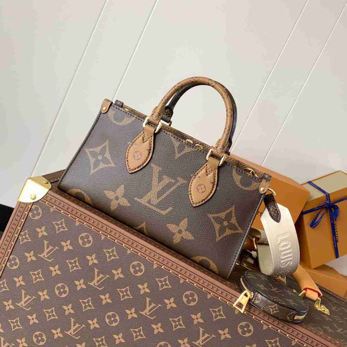 LV トートバッグ オンザゴー 25×13×10cm LV トートバッグ オンザゴー 25×13×10cm