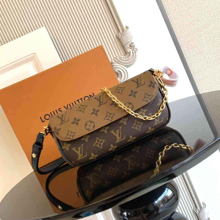 LV ショルダーバッグ ウォレットオンチェーン アイビー 23.5×12×4.3cm LV ショルダーバッグ ウォレットオンチェーン アイビー 23.5×12×4.3cm