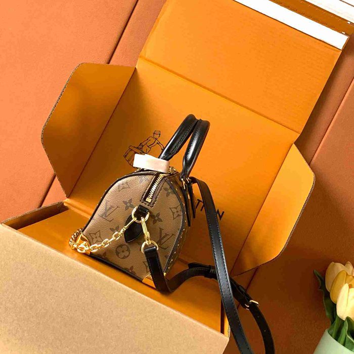 LV ショルダーバッグ ハンドバッグ スピーディトランク 16×11×20.5cm