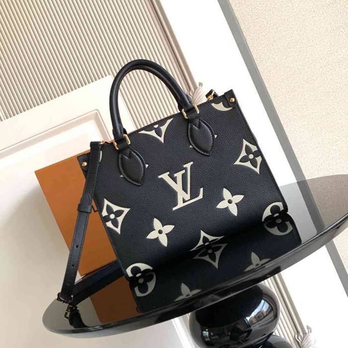 LV ショルダーバッグ ハンドバッグ オンザゴー 25×19×11.5cm LV ショルダーバッグ ハンドバッグ オンザゴー 25×19×11.5cm
