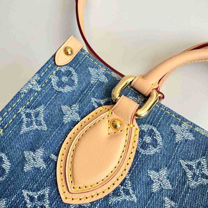 LV ショルダーバッグ ハンドバッグ オンザゴー 25×19×11.5cm