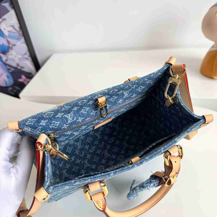 LV ショルダーバッグ ハンドバッグ オンザゴー 25×19×11.5cm