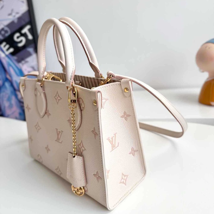 LV ショルダーバッグ ハンドバッグ オンザゴー 25×19×11.5cm