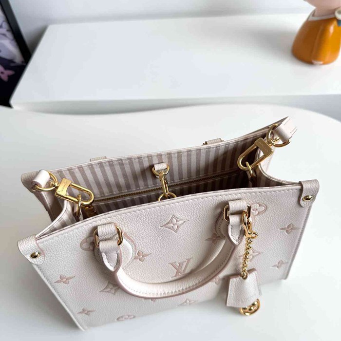 LV ショルダーバッグ ハンドバッグ オンザゴー 25×19×11.5cm