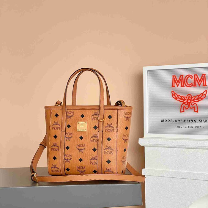 MCM ショルダーバッグ アレン 19×9.5×18.5cm