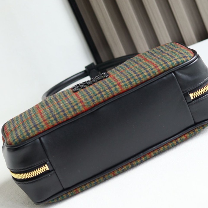 MIUMIU ショルダーバッグ キャンバス ボーリングバッグ 28×12×9cm