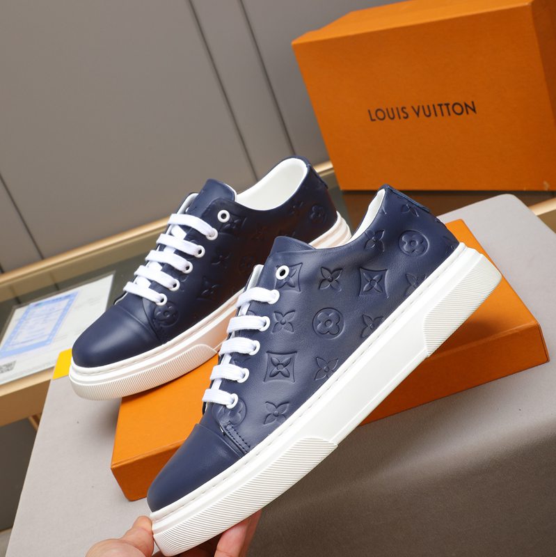 LV メンズ スニーカー レザー 38-44