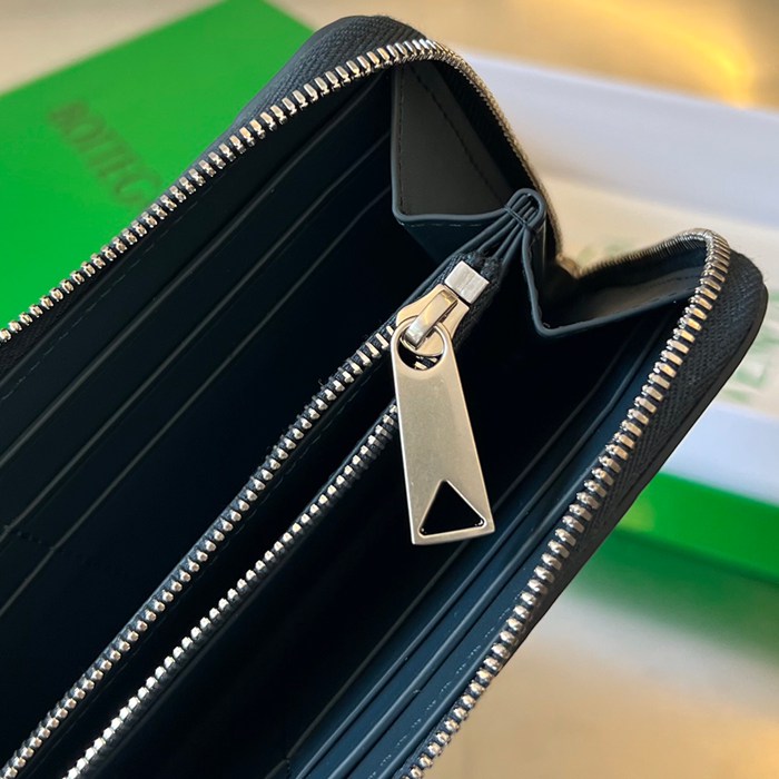 BOTTEGA VENETA イントレチャート ロングウォレット メンズ 19×10×2cm