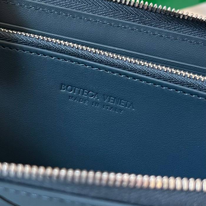 BOTTEGA VENETA イントレチャート ロングウォレット メンズ 19×10×2cm