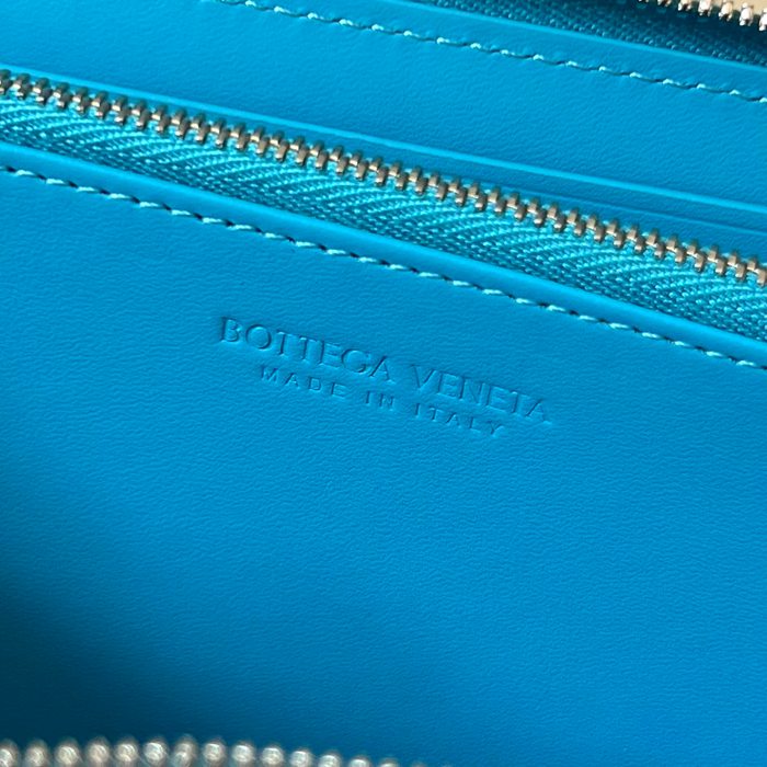BOTTEGA VENETA イントレチャート ロングウォレット メンズ 19×10×2cm