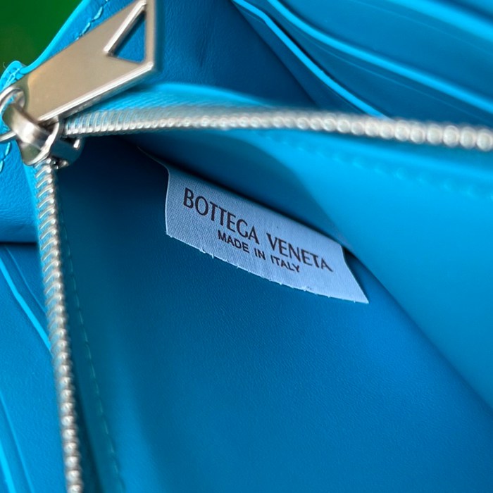 BOTTEGA VENETA イントレチャート ロングウォレット メンズ 19×10×2cm