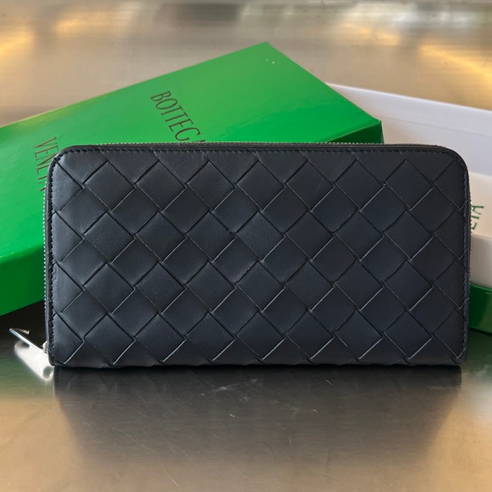 BOTTEGA VENETA イントレチャート ロングウォレット メンズ 19×10×2cm